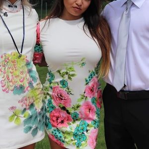 Floral print dress
